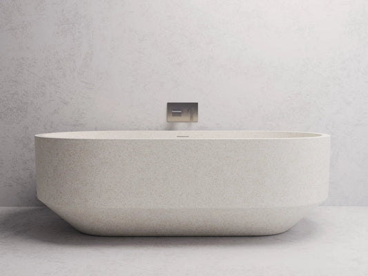 White Terrazzo Bath